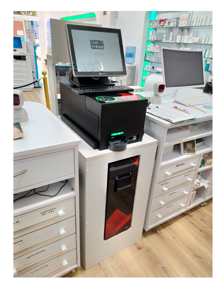 Máquina de cobro automático