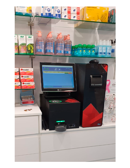 Máquina de cobro automático