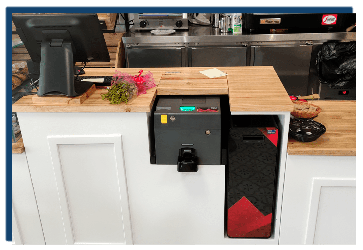 máquina de cobro automático CashProtect