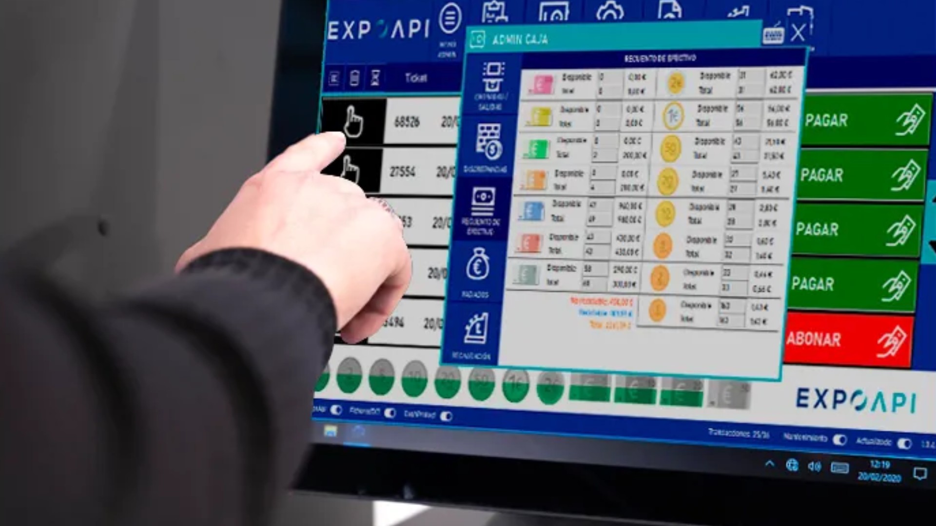 Comparativa entre cajón automático Fusion y 400 AS sobre mostradores